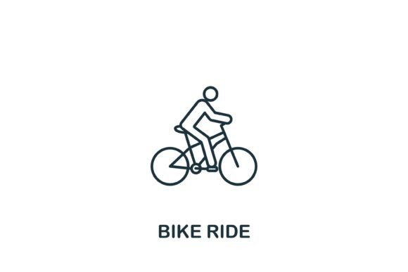 Bike Ride Icon: A Versatile Element for Modern Design