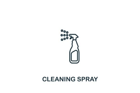 Cleaning Spray Icon: A Versatile Design Element