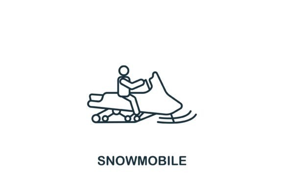Enhance Your Design with a Versatile Snowmobile Icon