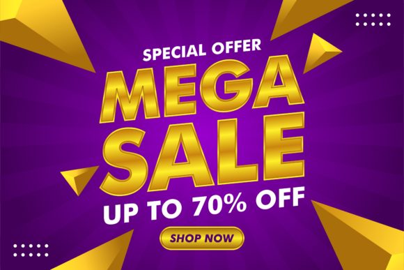 Enhance Your Sales with the Mega Sale Banner