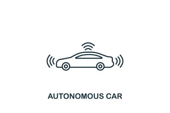 Exploring the Versatility of the Autonomous Car Icon