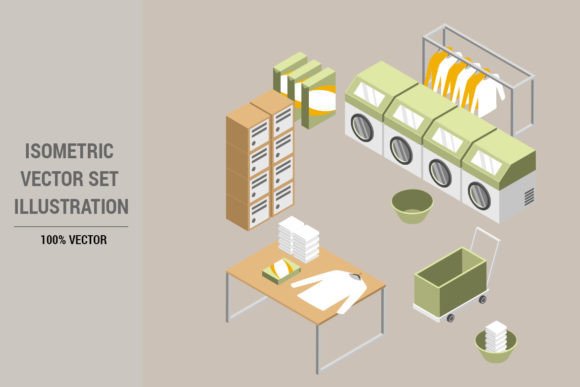 Isometric Laundry Service: A Modern Approach to Visual Design