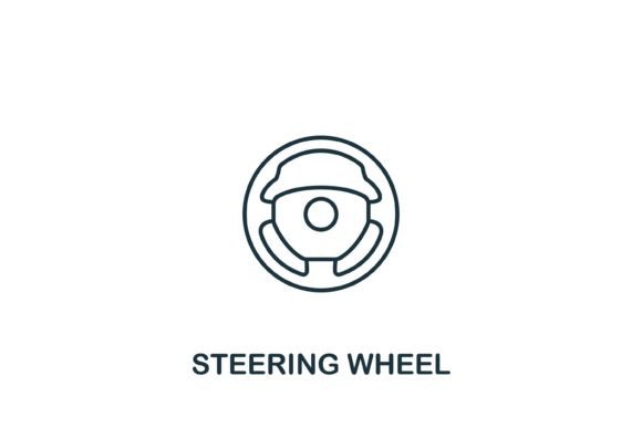 Steering Wheel Icon: A Versatile Design Element