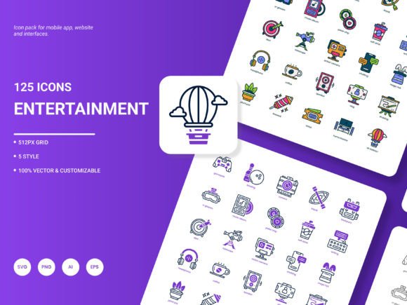 Stylish Icons for Your Creative Projects
