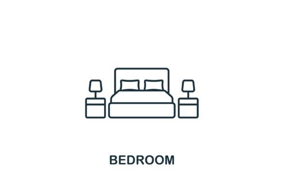 Understanding Bedroom Icons: A Simple Line Element for Modern Design