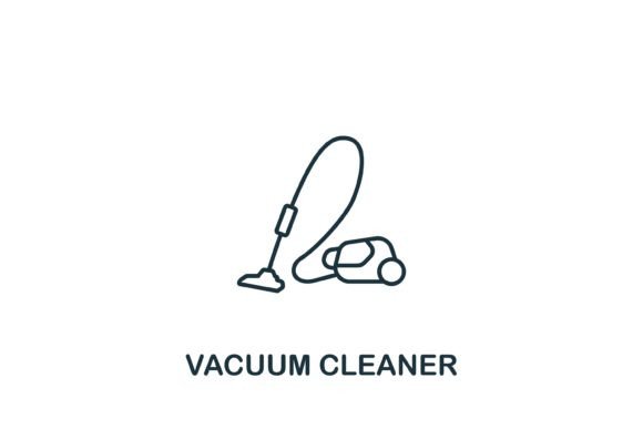 Vacuum Cleaner Icon: A Versatile Element for Modern Design Projects